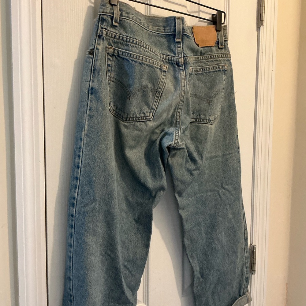 Vintage Classic Blue Denim Jeans - Picture 3 of 8
